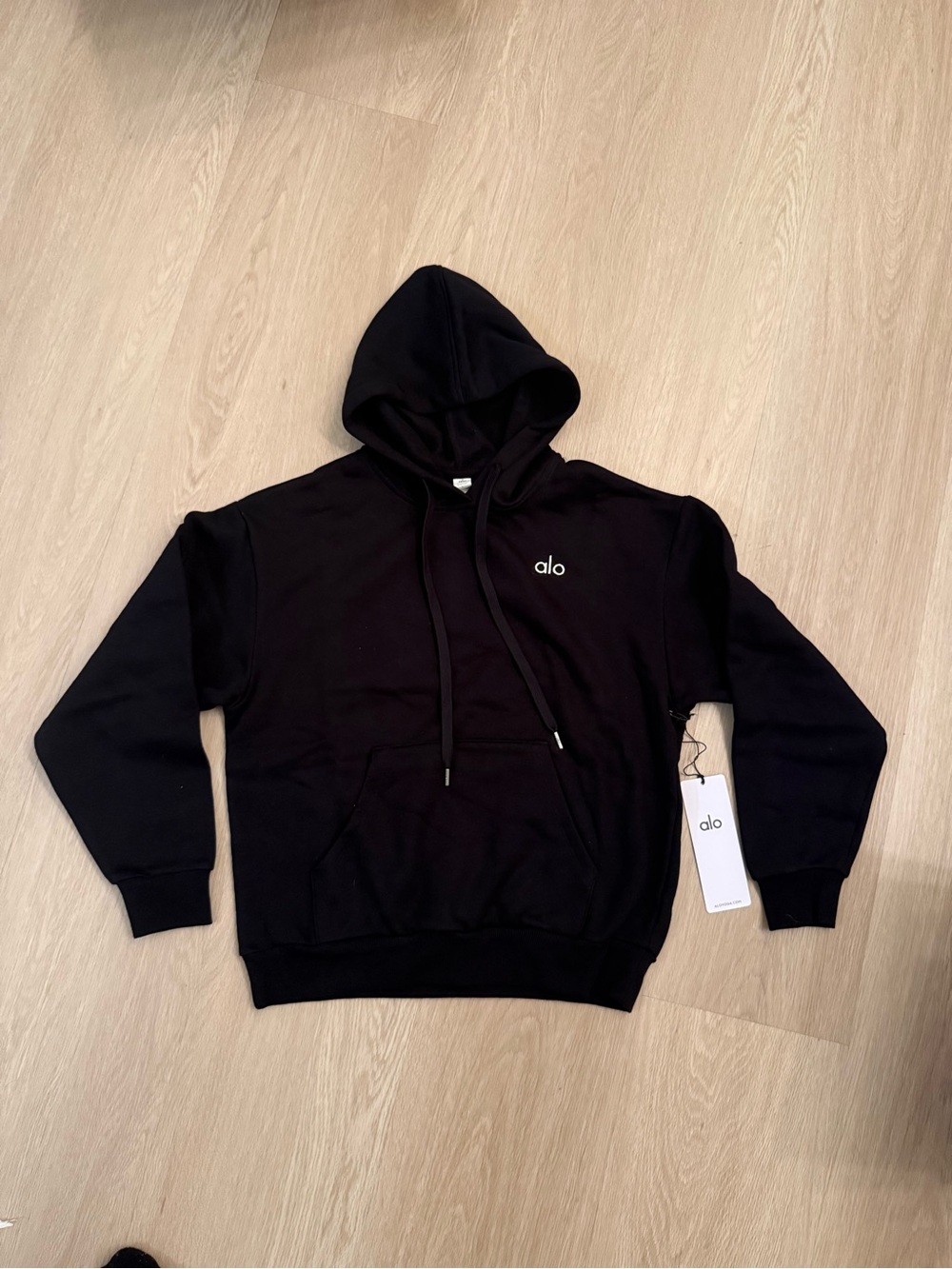 ALO Yoga Black Pullover Hood